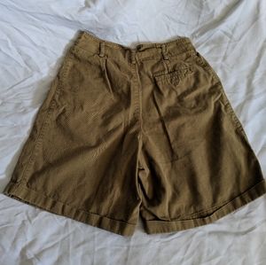High waisted Army Green Shorts